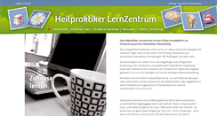Desktop Screenshot of heilpraktikerlernzentrum.de